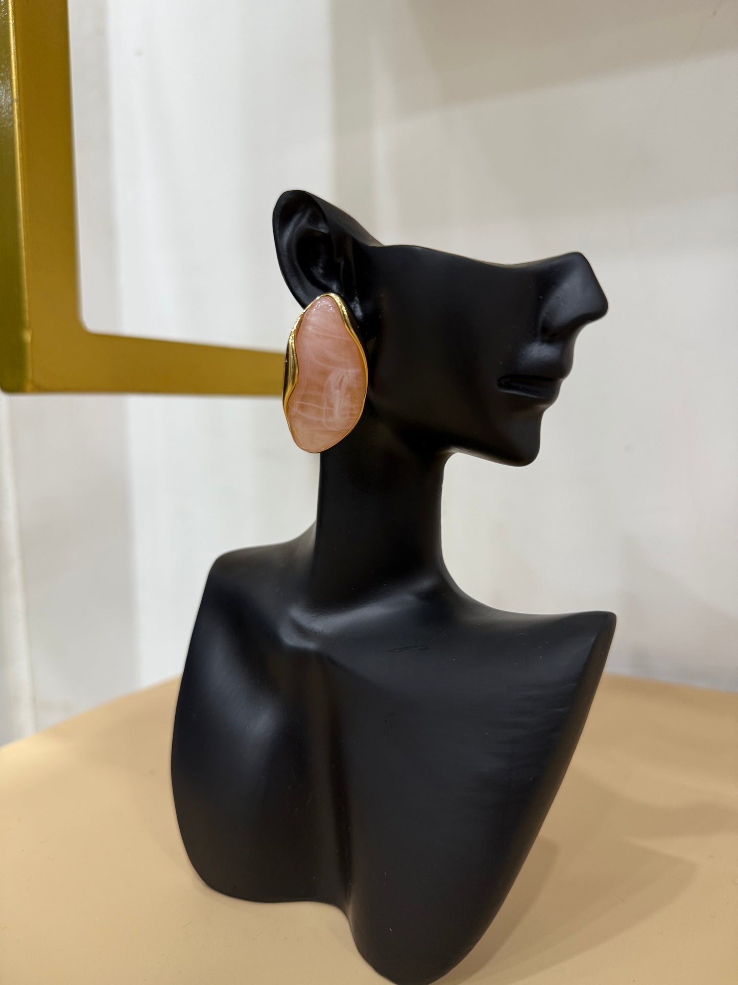 Boucles doreille colore
