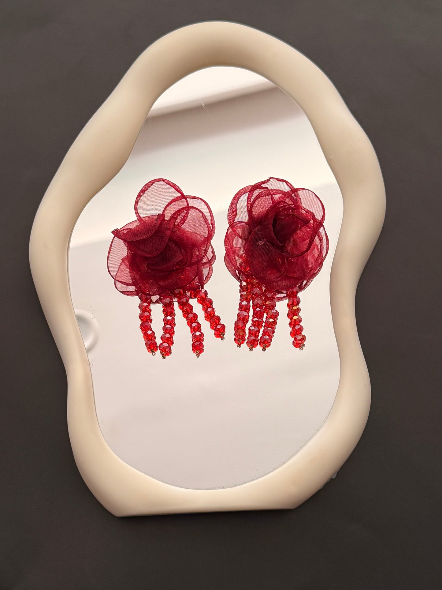 Boucles perle strass