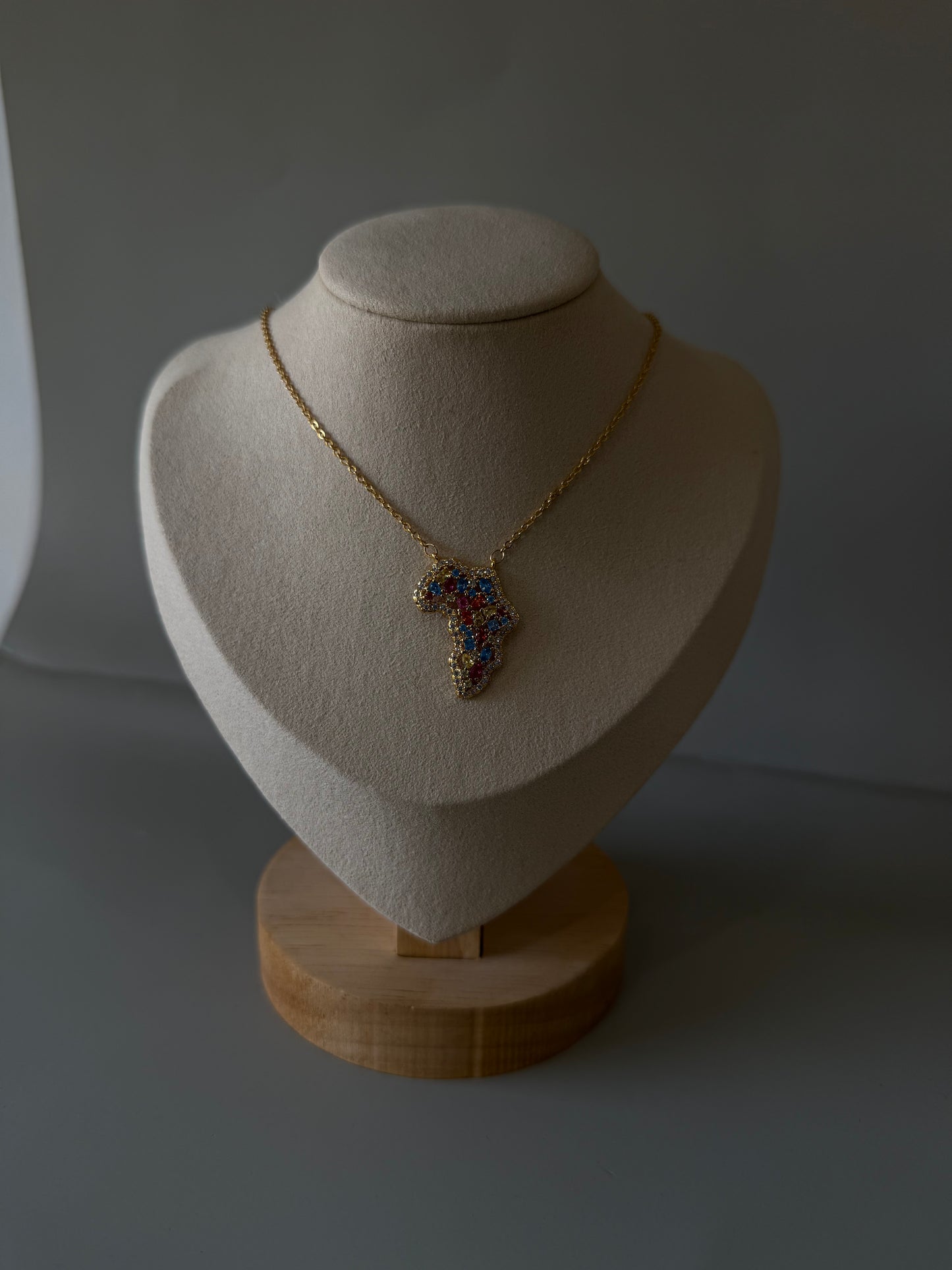 Collier Afrique multicolore