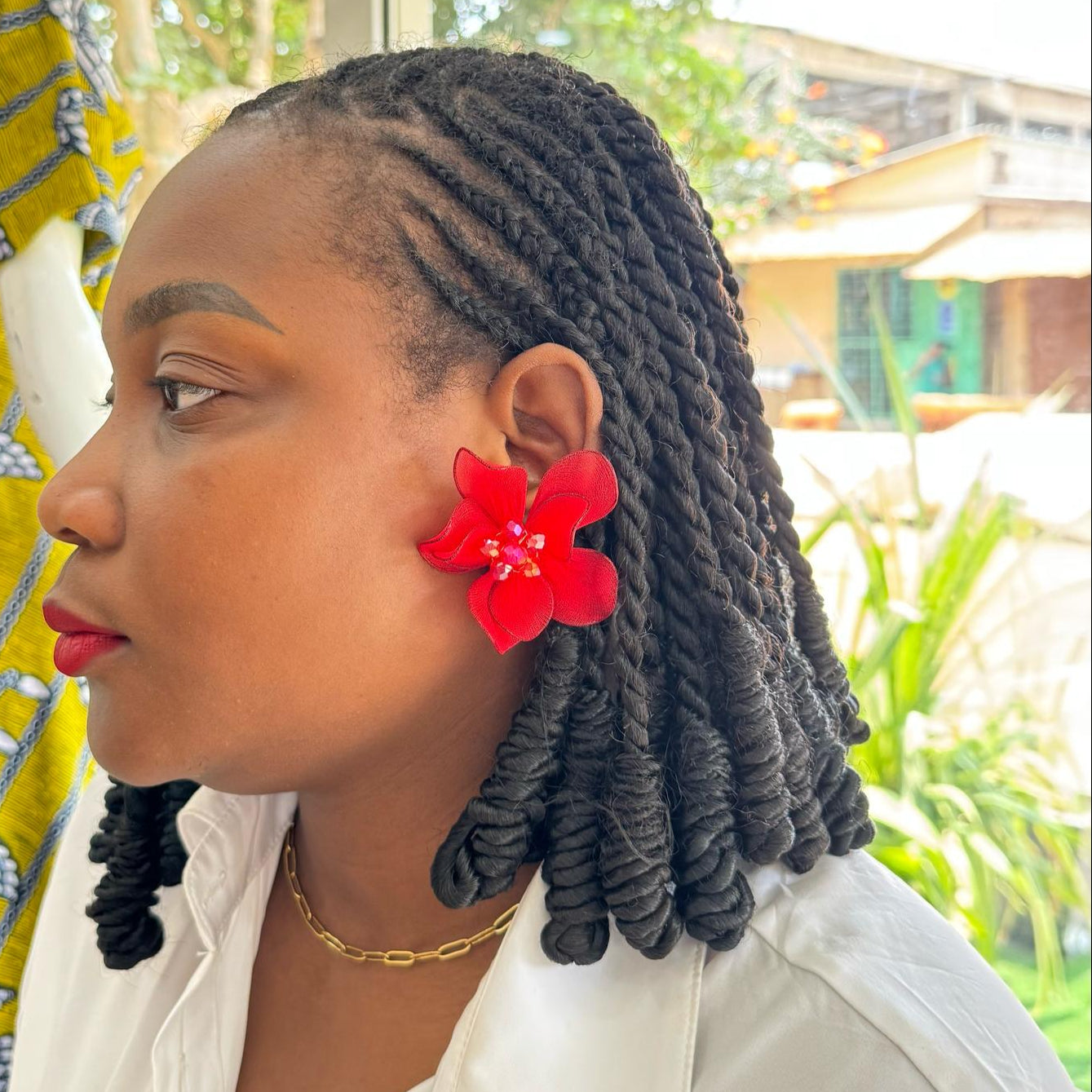 BOUCLES d'oreille A FLEUR