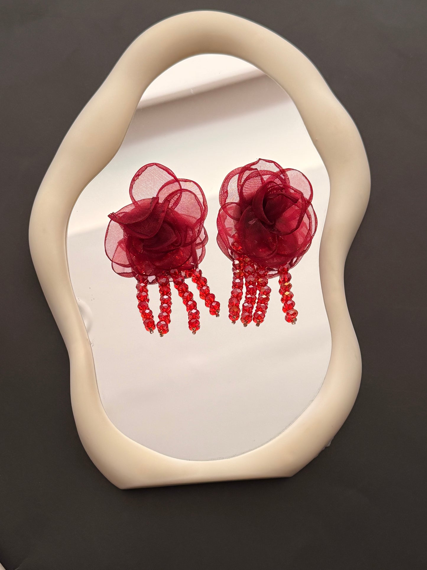 Boucles perle strass