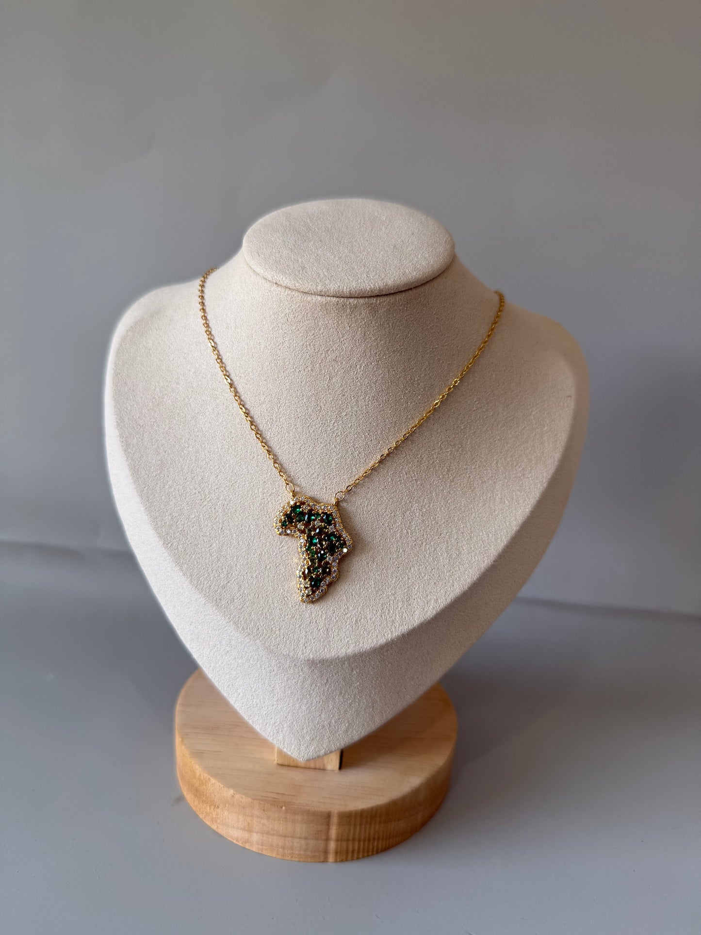 Collier Afrique vert