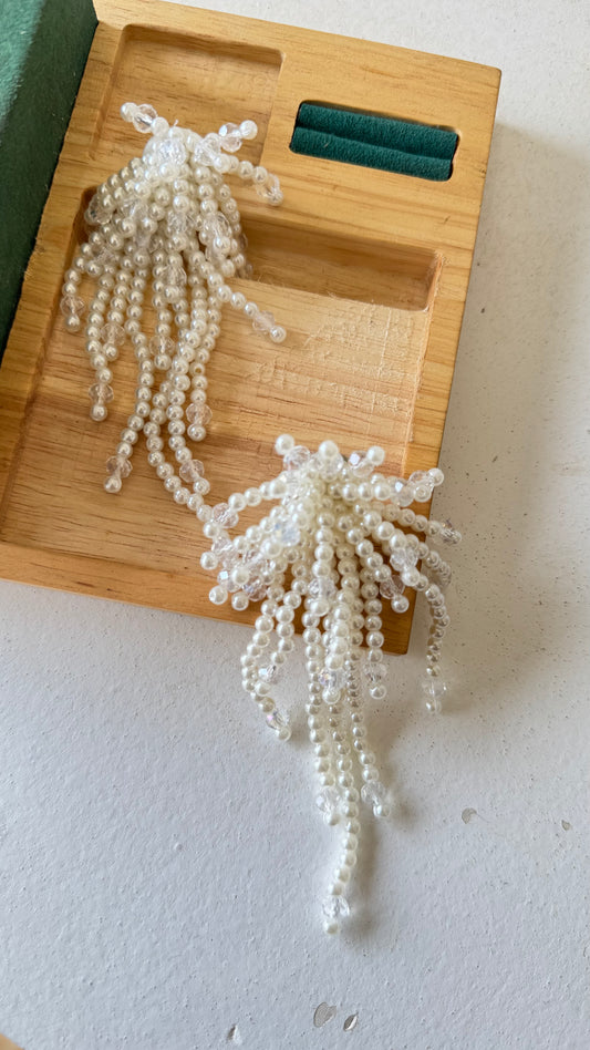 Boucles d’oreille en perle