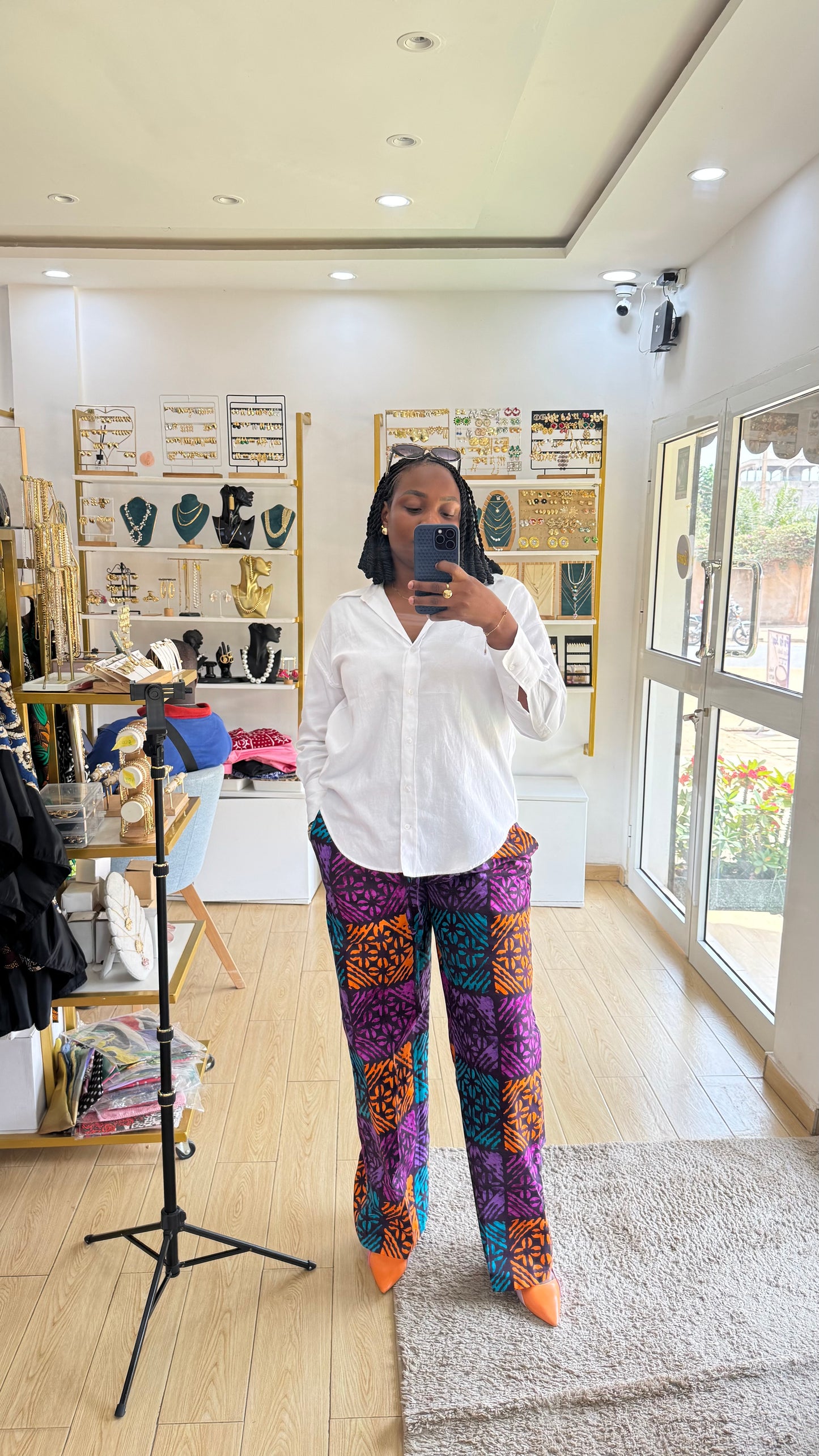 Pantalon Mouna violet