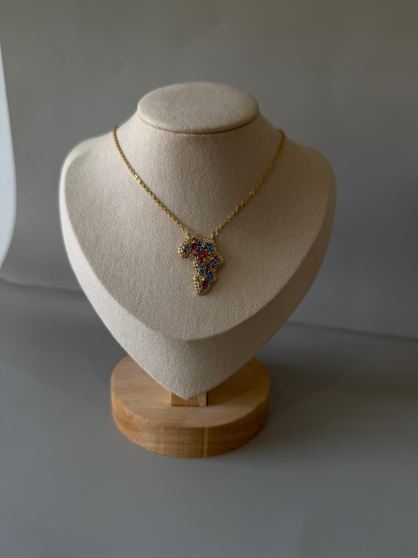 Collier Afrique multicolore