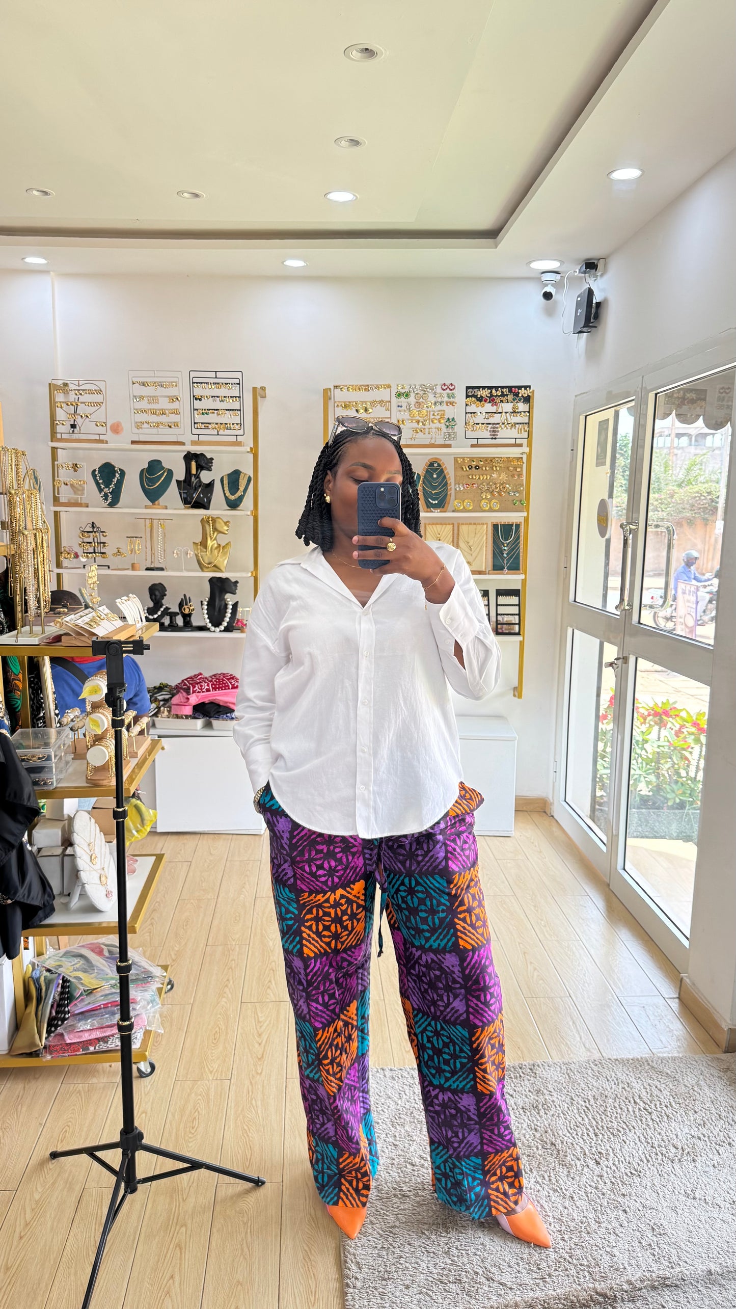 Pantalon Mouna violet