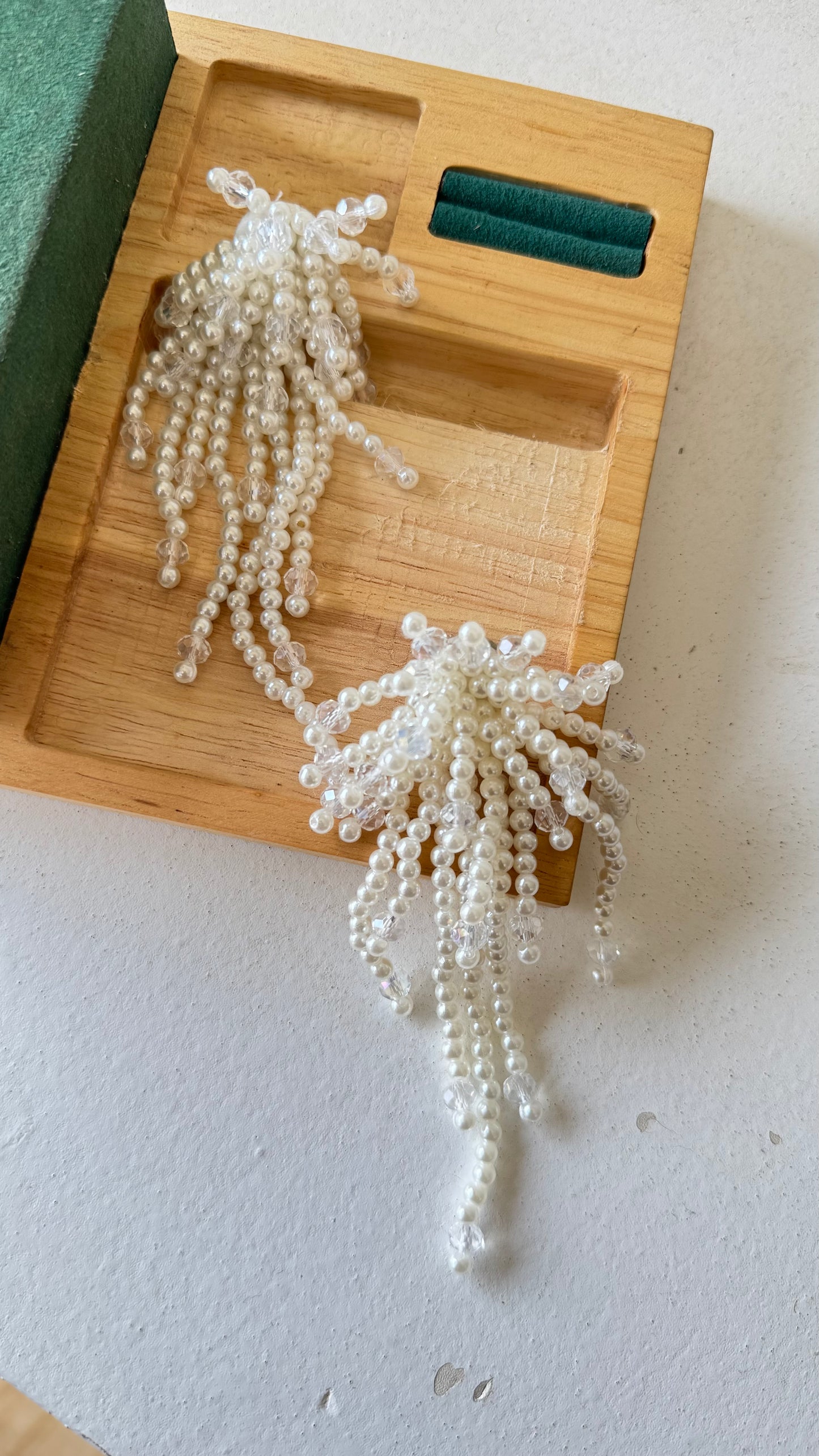 Boucles d’oreille en perle