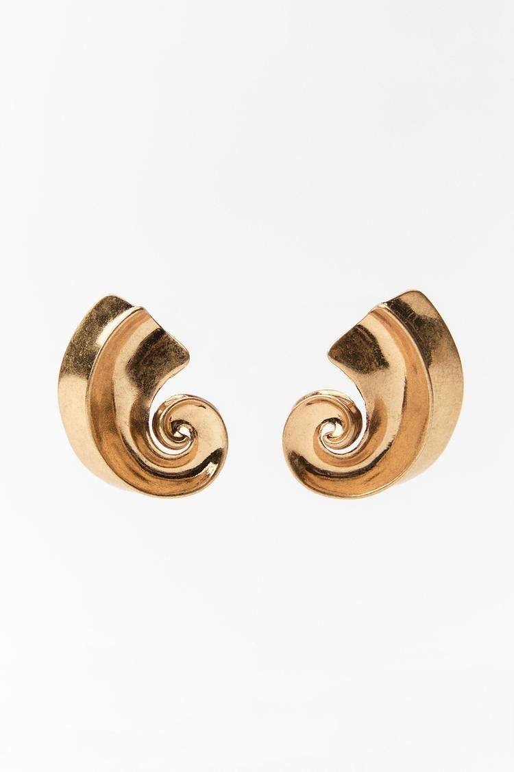 Boucle d’oreille escargot