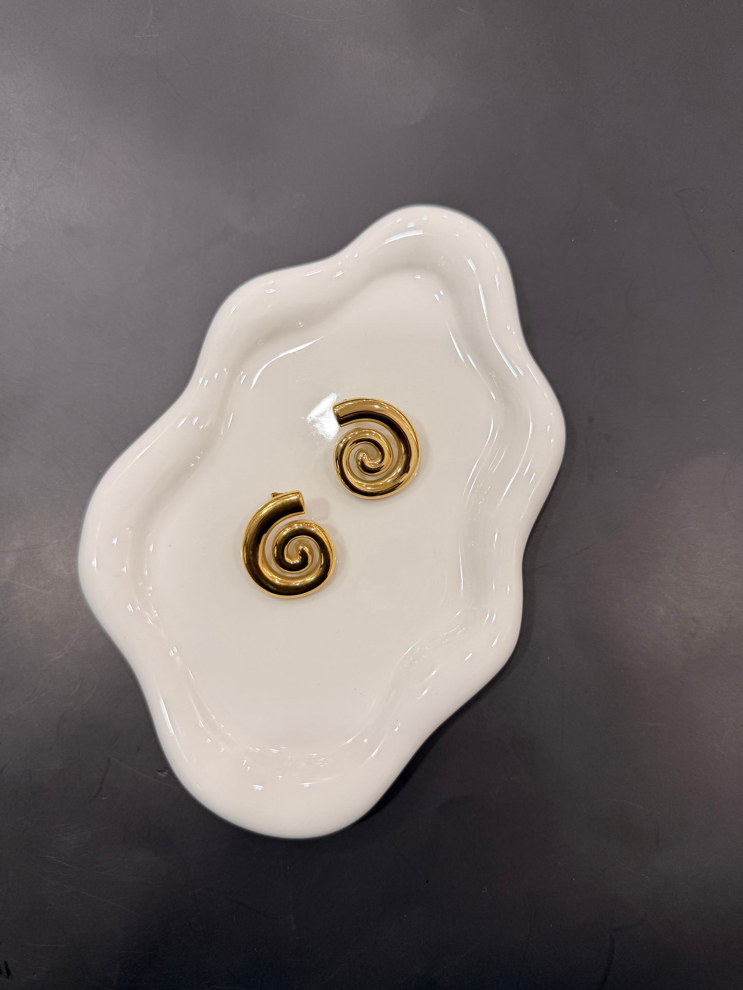 Boucles d’oreilles spirale