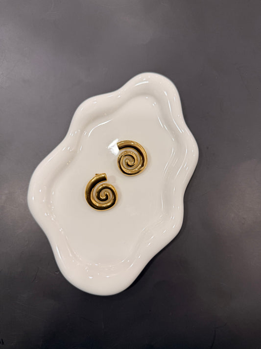 Boucles d’oreilles spirale